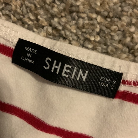 LIKE NEW Shein striped halter romper - size S - Picture 2 of 2